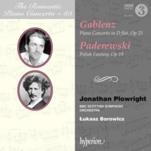Gablenz Jerzy Paderewski Ignacy - Gablenz: Piano Concerto Paderewski in the group CD / Klassiskt at Bengans Skivbutik AB (3992582)