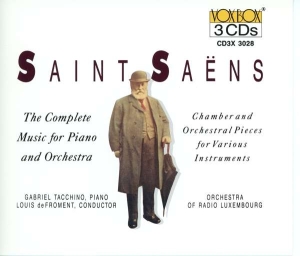 Saint-Saens Camille - Complete Music For Piano & Orchestr in the group Externt_Lager /  at Bengans Skivbutik AB (3994459)
