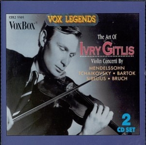 Bartok / Sibelius / Tchaikovsky - Art Of Ivry Gitlis in the group CD / Klassiskt at Bengans Skivbutik AB (3994481)