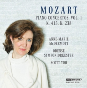 Mcdermott Anne-Marie/Odense Symfoniorkes - Mozart Piano Concertos K415 & K238 in the group OTHER / Övrigt /  at Bengans Skivbutik AB (3995986)