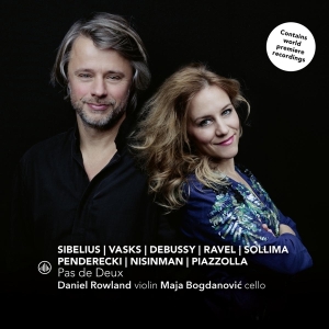 Rowland Daniel/Maja Bogdanovic - Debussy/Ravel/Sibelius/Sollima : Pas De  in the group CD / Klassiskt,Övrigt at Bengans Skivbutik AB (3995992)