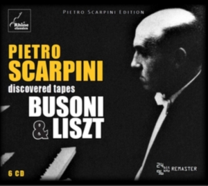 Pietro Scarpini - Plays Busoni And Liszt in the group CD / Klassiskt,Övrigt at Bengans Skivbutik AB (3996005)