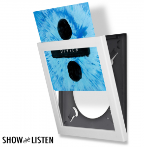 Show And Listen - White LP Flip Frame in the group OTHER / CDON - Exporterade Artiklar_Manuellt / Tillbehör_Vinyl_CDON_Exporterade at Bengans Skivbutik AB (3999808)