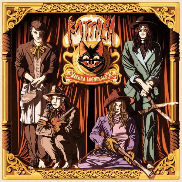Katthem - Vackra Lögnerskor (Gold & Black) in the group Minishops / Welfare Sounds & Records at Bengans Skivbutik AB (4002284)