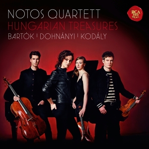 Notos Quartett - Hungarian Treasures - Bartók, Dohnányi, Kodály in the group OTHER / Övrigt /  at Bengans Skivbutik AB (4006561)