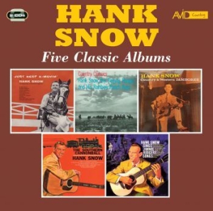Hank Snow - Five Classic Albums in the group CD / Country,Pop-Rock at Bengans Skivbutik AB (4014169)