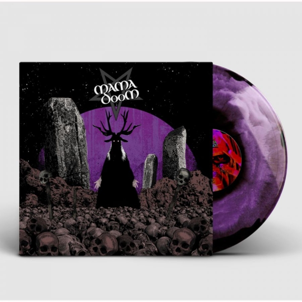 Mama Doom - Ash Bone Skin N Stone (Purple/Black in the group VINYL / Bestsellers at Bengans Skivbutik AB (4034392)