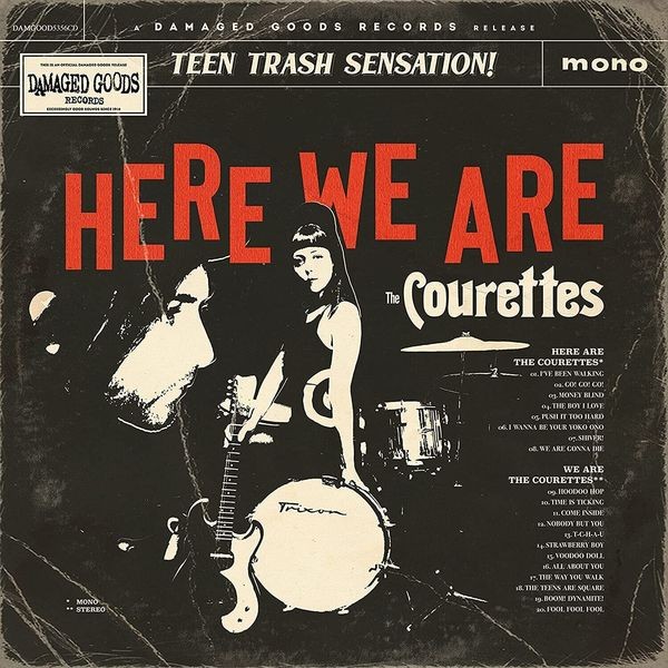 The Courettes - Here We Are The Courettes in the group CD / Rock at Bengans Skivbutik AB (4035599)