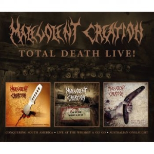 Malevolent Creation - Total Live Death (3 Cd) in the group CD / New releases / Hardrock/ Heavy metal at Bengans Skivbutik AB (4043899)