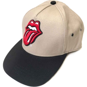 Rolling Stones - Classic Tongue Sand/Bl Snapback C in the group OTHER / Merch Caps and Hats at Bengans Skivbutik AB (4045106)