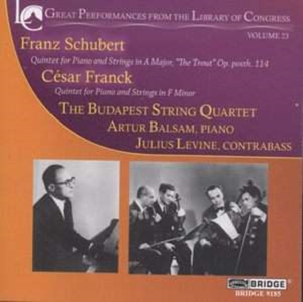 Schubert/Franck - Quintets For Piano & Stri in the group CD / Klassiskt at Bengans Skivbutik AB (4045469)