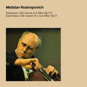 Mstislav Rostropovich - Schumann Cello Concerto In A Minor Op.129 /Saint-Saens Cello Concerto No.1 In A Minor Op.33 in the group CD / Klassiskt,Övrigt at Bengans Skivbutik AB (4047256)