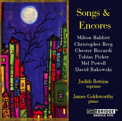 Bettina/Goldsworthy - Songs & Encores in the group CD / Klassiskt at Bengans Skivbutik AB (4047823)