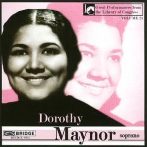 Maynor Dorothy - Dorothy Maynor Soprano in the group OTHER / Övrigt /  at Bengans Skivbutik AB (4047956)