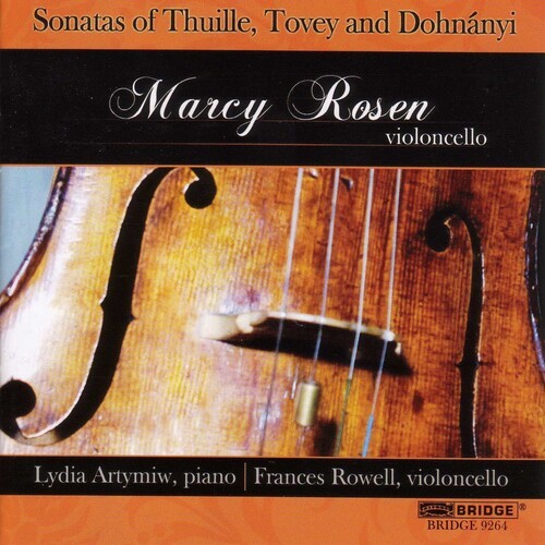 Rosen/Artymiw/Rowell - Sonatas Of Thuille, Tovey & Dohnanyi in the group CD / Klassiskt at Bengans Skivbutik AB (4047995)