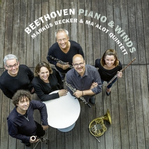 Becker Markus & Ma'alot Quintett - Beethoven, Piano & Winds in the group CD / Klassiskt,Övrigt at Bengans Skivbutik AB (4048893)
