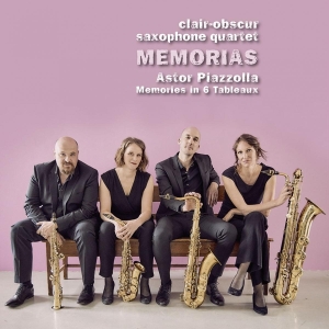 Clair-Obscur Saxophone Quartet - Memorias in the group CD / Klassiskt,Övrigt at Bengans Skivbutik AB (4050016)