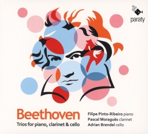Pinto-Ribeiro Filipe / PascalMoragues /  - Beethoven Trios For Piano, Clarinet & Ce in the group CD / Klassiskt,Övrigt at Bengans Skivbutik AB (4050066)