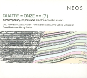 Duo Autres Voix De Piano - Quatre Onze 7: Contemproary, Improvised, Electro-Acoustic Music in the group OTHER / Övrigt /  at Bengans Skivbutik AB (4050262)
