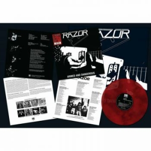 Razor - Armed And Dangerous (Marbled Vinyl in the group VINYL / Hårdrock/ Heavy metal at Bengans Skivbutik AB (4053514)