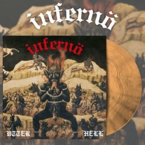 Infernö - Utter Hell (Beer/Black Marble Vinyl in the group VINYL / Hårdrock/ Heavy metal at Bengans Skivbutik AB (4055297)