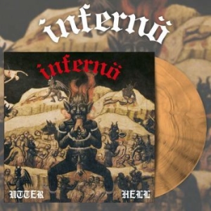 Infernö - Utter Hell (Beer/Black Marble Vinyl in the group VINYL / Hårdrock,Norsk Musik at Bengans Skivbutik AB (4055297)