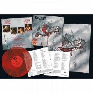 Razor - Violent Restitution (Red Marble Vin in the group VINYL / Hårdrock/ Heavy metal at Bengans Skivbutik AB (4056147)