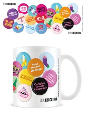 Sex Education - Sex Education (Push my Buttoms) Mug in the group OTHER / MK Export CDON Merch at Bengans Skivbutik AB (4061803)