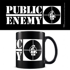 Public Enemy - Public Enemy (Crosshairs Logo) Black Mug in the group OTHER / Merch Mugs at Bengans Skivbutik AB (4063703)