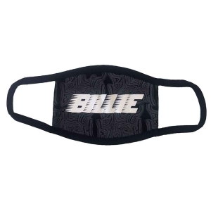 Billie Eilish - Billie Eilish Face Mask : Race Logo & Graffiti Black in the group OTHER / Merch Face Masks at Bengans Skivbutik AB (4064005)