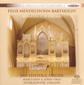 Felix Mendelssohn - Sonatas For Organ in the group Externt_Lager /  at Bengans Skivbutik AB (4066918)