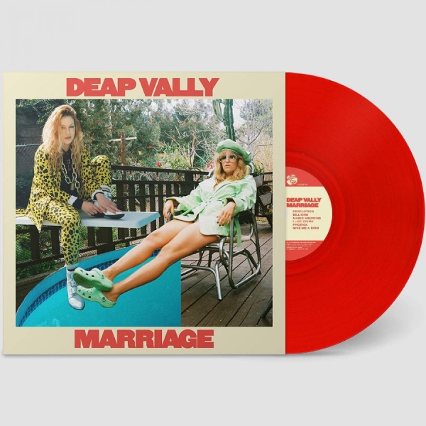 Deap Vally - Marriage (Red Vinyl) in the group VINYL / Bestsellers at Bengans Skivbutik AB (4071315)