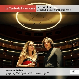 Degand Stephanie-Marie / Jérémie Rhorer - Brahms: Symphonie No.1  Op.68 / Violin Concerto Op.77 in the group CD / Klassiskt,Övrigt at Bengans Skivbutik AB (4073034)