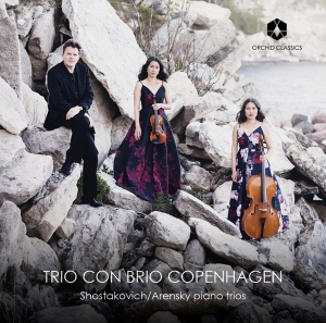 Trio Con Brio Copenhagen - Shostakovich/Arensky: Piano Trios in the group CD / Klassiskt at Bengans Skivbutik AB (4073976)