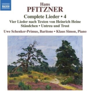 Pfitzner Hans - Complete Lieder, Vol. 4 in the group Externt_Lager /  at Bengans Skivbutik AB (4075253)