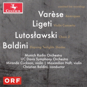 Baldini Christian - Varese, Ligeti, Lutoslawski And Baldini in the group CD / Klassiskt,Övrigt at Bengans Skivbutik AB (4078193)