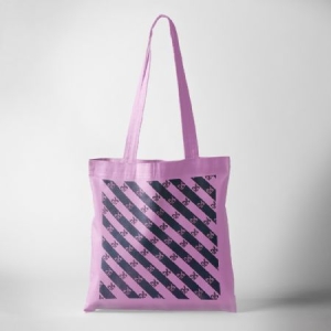 Ebba Grön - Tote Bag Rosa (Tryck på bägge Sidor) i gruppen ÖVRIGT / Sthlms-parlor hos Bengans Skivbutik AB (4078649)