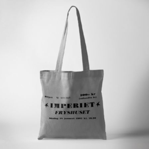 Imperiet - Tote bag Fryshuset Grå in the group OTHER / CDON - Exporterade Artiklar_Manuellt / Merch_CDON_exporterade at Bengans Skivbutik AB (4078656)