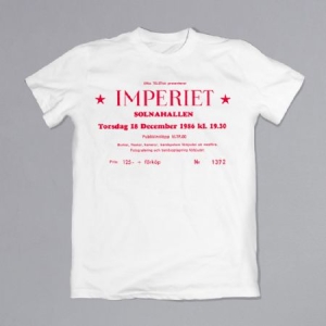 Imperiet - T-shirt Solnahallen Konsertbiljett in the group MERCH / T-Shirt / Summer T-shirt 23 at Bengans Skivbutik AB (4079031r)