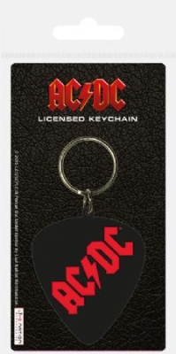 Ac/Dc - AC/DC (Plectrum) Rubber Keychain in the group MERCH / Minsishops-merch / Ac/Dc at Bengans Skivbutik AB (4082056)