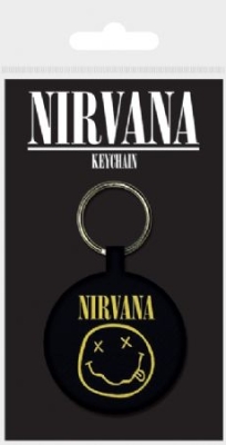Nirvana - Nirvana (Smiley) Woven Keychain in the group OTHER / CDON - Exporterade Artiklar_Manuellt / Merch_CDON_exporterade at Bengans Skivbutik AB (4082057)