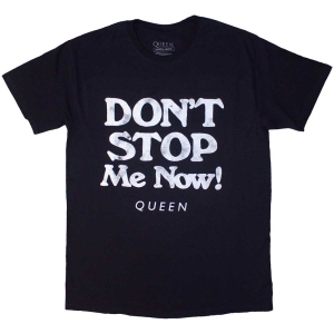 Queen - Don't Stop Me Now Uni Navy T-Shirt in the group CDON - Exporterade Artiklar_Manuellt / T-shirts_CDON_Exporterade at Bengans Skivbutik AB (4085128r)