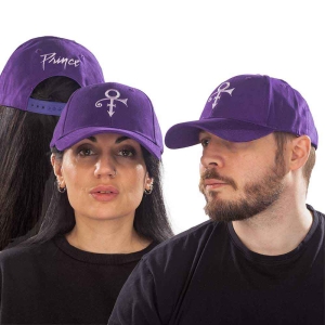 Prince - White Symbol Purp Baseball C in the group MERCHANDISE / Merch / RnB-Soul at Bengans Skivbutik AB (4086510)