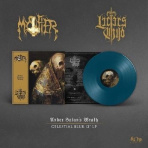 Lucifers Child / Mystifier - Under Satans Wrath (Blue Vinyl Lp) in the group VINYL / Hårdrock/ Heavy metal at Bengans Skivbutik AB (4088164)