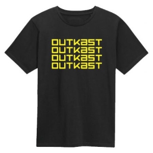Outkast - Outkast Unisex Tee : Logo Repeat in the group MERCH / T-Shirt / Summer T-shirt 23 at Bengans Skivbutik AB (4097052r)