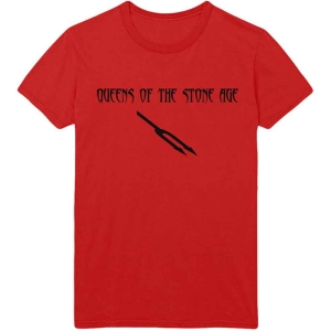 Queens Of The Stone Age - Deaf Songs Uni Red T-Shirt  (L) in the group MERCHANDISE / T-shirt / Pop-Rock at Bengans Skivbutik AB (4097085)