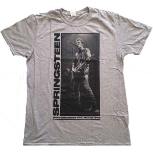 Bruce Springsteen -  Wintergarden Photo Uni Grey    M in the group MERCHANDISE / T-shirt / Pop-Rock at Bengans Skivbutik AB (4099901r)