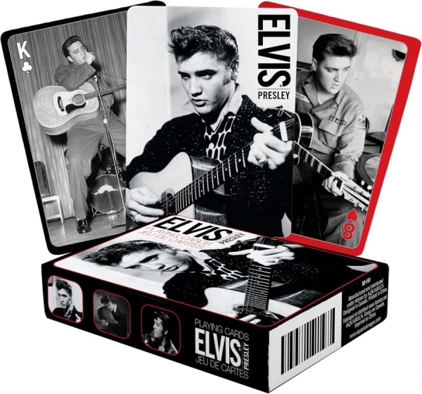 Presley Elvis - Playing Cards (6.5 Cm X 1.75 Cm X 9 in the group MERCHANDISE / Board Games / / at Bengans Skivbutik AB (4113956)