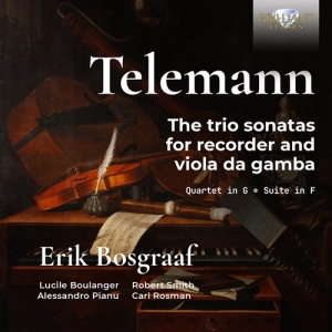 Telemann Georg Philipp - Trio Sonatas For Recorder & Viola D in the group Externt_Lager /  at Bengans Skivbutik AB (4117038)