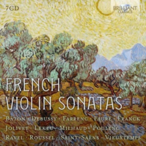Rhene Emmanuel Baton Claude Debuss - French Violin Sonatas (7Cd) in the group Externt_Lager /  at Bengans Skivbutik AB (4117049)